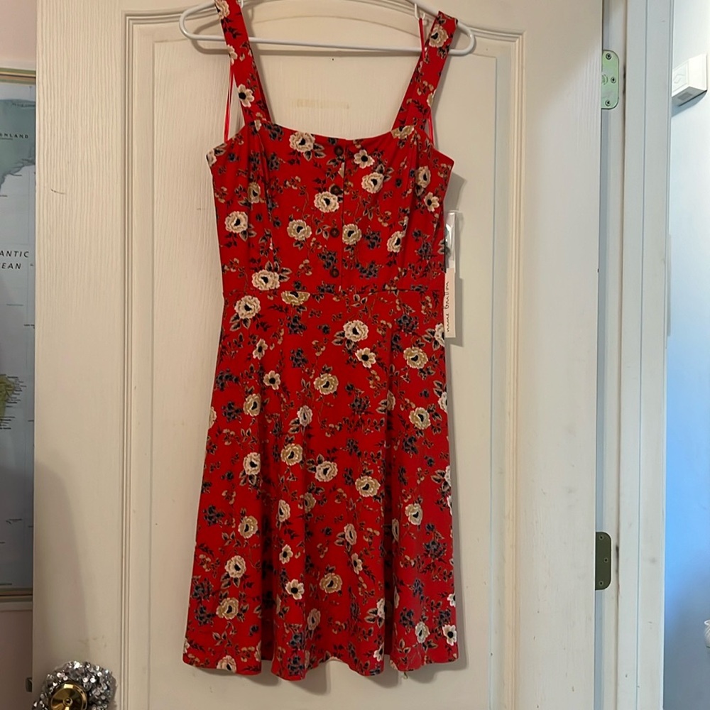 Red sundress